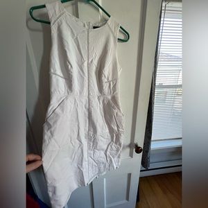 White cotton dress